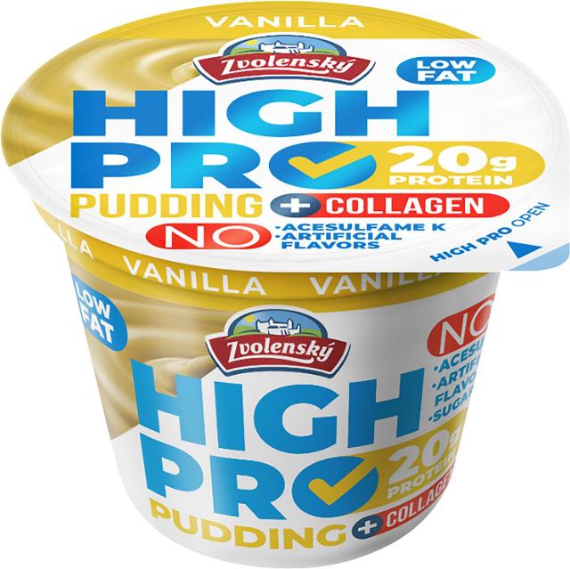 Proteinový puding s kolagenem vanilka