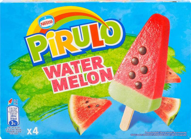 PIRULO zmrzlina s příchutí meloun & jablko