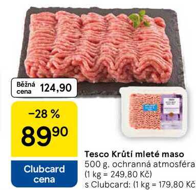 Tesco Krůtí mleté maso, 500 g