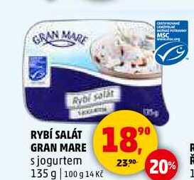 RYBÍ SALÁT GRAN MARE, 135 g 