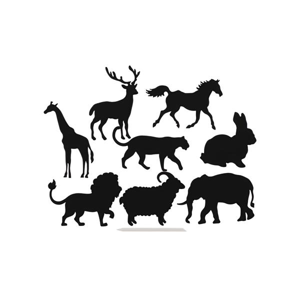 Teddies Škrabací obrázek, výřez duhový, zvířata