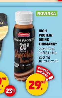HIGH PROTEIN DRINK EHRMANN, 250 ml