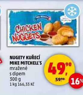 NUGETY KUŘECÍ MIKE MITCHELL'S, 300 g 