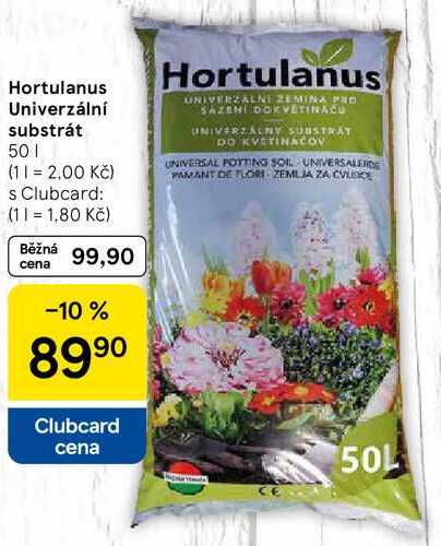 Hortulanus Univerzální substrát, 50 l