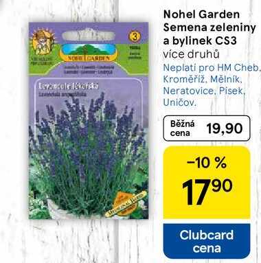 Nohel Garden Semena zeleniny a bylinek CS3, více druhů 