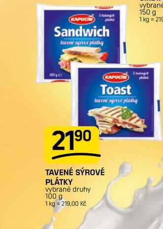 TAVENÉ SÝROVÉ PLÁTKY vybrané druhy 100 g