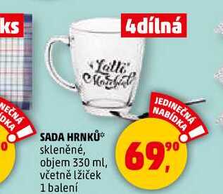 SADA HRNKŮ, 4 dílná