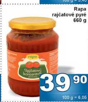 Rapa rajčatové pyré 660 g 