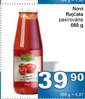 Novi Rajčata pasírována 680 g