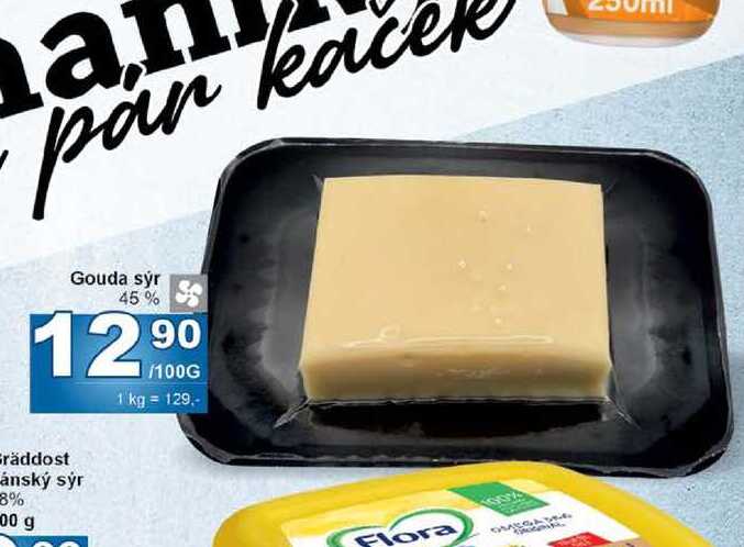 Gouda sýr 45% 100g