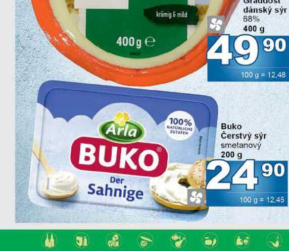 Buko Čerstvý sýr smetanový 200 g 