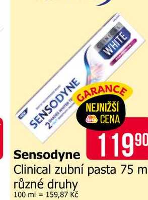 Sensodyne Clinical zubní pasta 75 ml