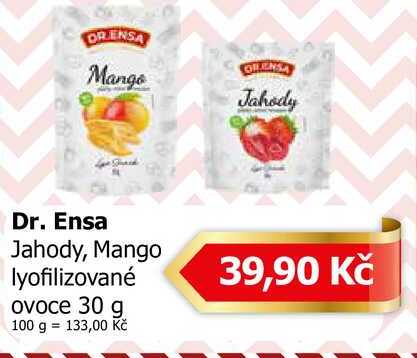 Dr. Ensa Jahody, Mango lyofilizované ovoce 30 g