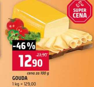GOUDA cena za 100 g 