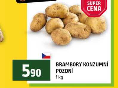 BRAMBORY KONZUMNÍ POZDNÍ 1 kg 