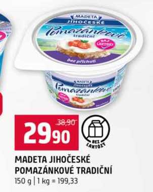 MADETA JIHOČESKÉ POMAZÁNKOVÉ TRADIČNÍ 150 g 