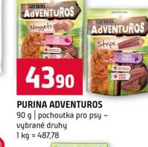 PURINA ADVENTUROS 90 g pochoutka pro psy vybrané druhy 