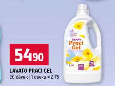 LAVATO PRACÍ GEL 20 dávek