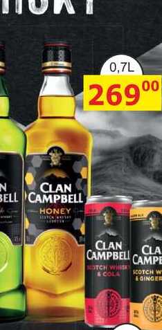 Clan Campbell Honey 0,7l 35%