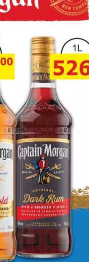 Captain Morgan Dark Rum 1l