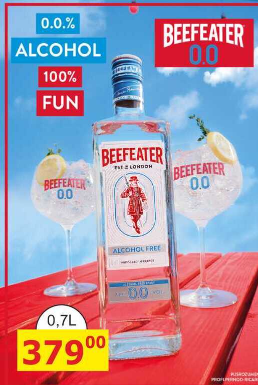 BEEFEATER 0.0% ALCOHOL FREE 0,7L 