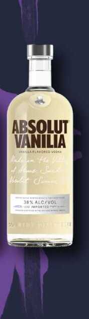 ABSOLUT VANILIA FLAVORED 38% 1l