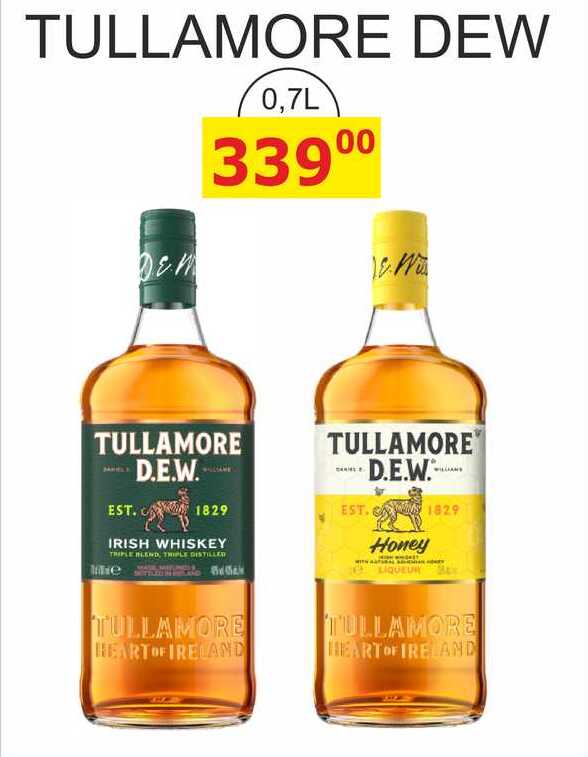 Tullamore Dew Irish whiskey Honey 700ml