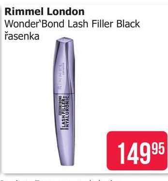Rimmel London Wonder Bond Lash Filler Black řasenka 