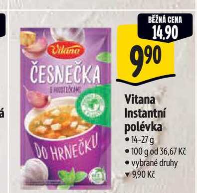 Vitana Instantní polévka 14-27 g