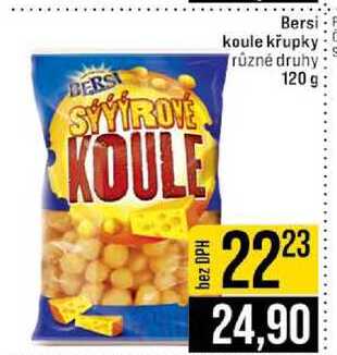 Bersi koule křupky různé druhy 120 g