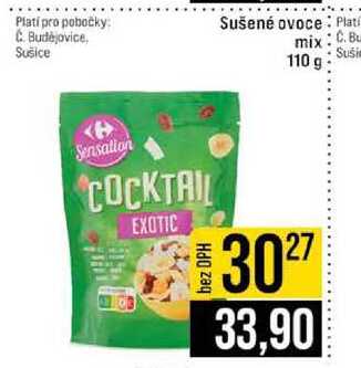 Sušené ovoce mix 110 g