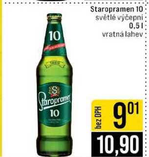 Staropramen 10 světlé výčepní 0,5l