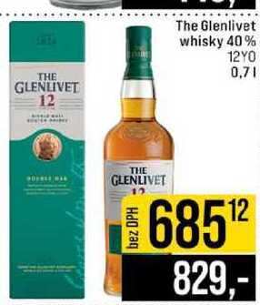 The Glenlivet whisky 40% 12YO 0,7l 