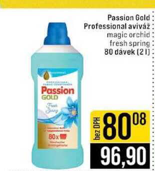 Passion Gold Professional aviváž magic orchid fresh spring 80 dávek 2l