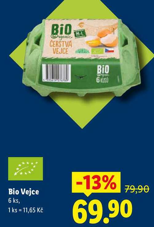 Bio Vejce, 6 ks