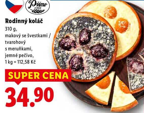 Rodinný koláč, 310 g