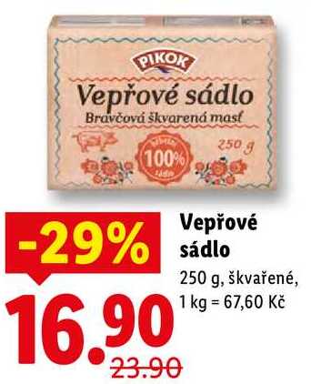 Vepřové sádlo, 250 g