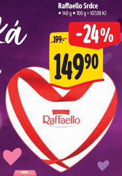 Raffaello Srdce, 140 g 
