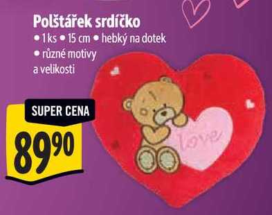 Polštářek srdíčko