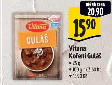 Vitana Koření Guláš, 25 g