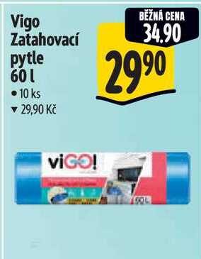 Vigo Zatahovací pytle 60 l, 10 ks
