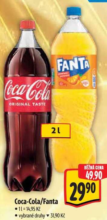 Coca-Cola/Fanta, 2 l