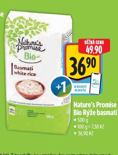  Nature's Promise Bio Rýže basmati 500 g 