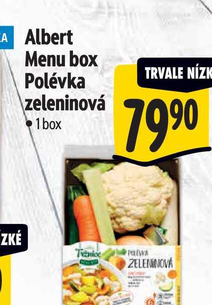 Albert Menu box Polévka zeleninová 1box