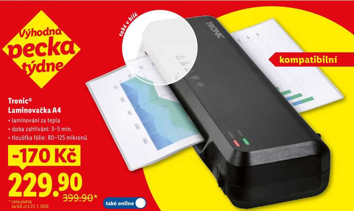 Tronic Laminovačka A4