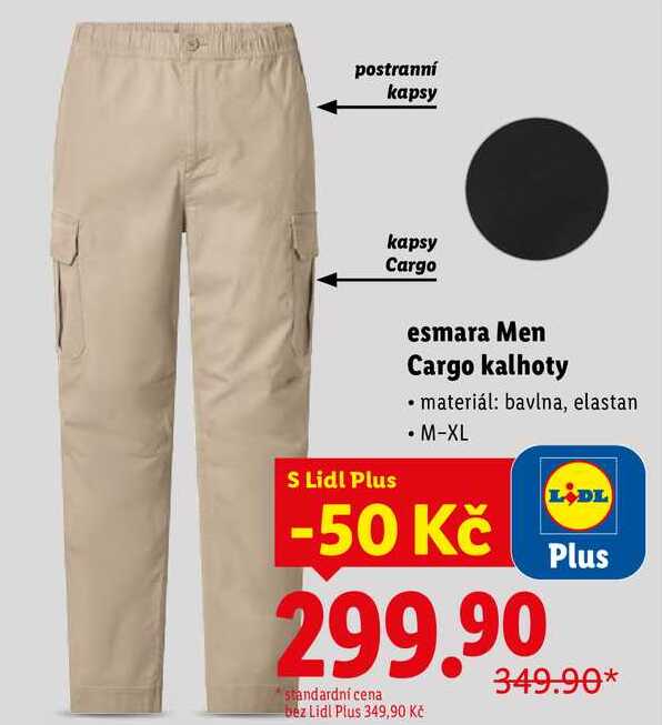 esmara Men Cargo kalhoty