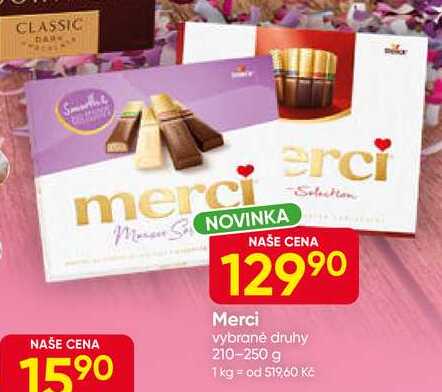 Merci vybrané druhy 210-250 g