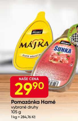 Pomazánka Hamé vybrané druhy 105 g