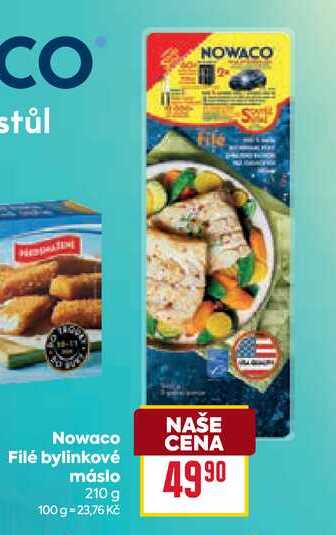 Nowaco Filé bylinkové máslo 210 g