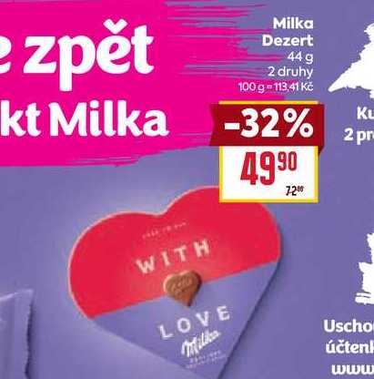 Milka Dezert 44 g